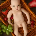 40cm Lifelike Silicone Newborn Cute Reborn Baby Doll for Emotional Bonding