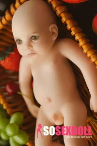 40cm Lifelike Silicone Newborn Cute Reborn Baby Doll for Emotional Bonding