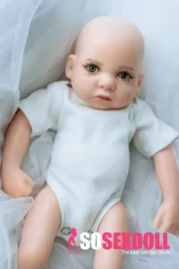 40cm Lifelike Silicone Newborn Cute Reborn Baby Doll for Emotional Bonding