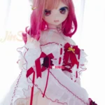 140cm 4ft6 Silicone Cat Girl Ample Bust Red Hair Lolita Sex Doll #Y001 Head
