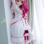 140cm 4ft6 Silicone Cat Girl Ample Bust Red Hair Lolita Sex Doll #Y001 Head