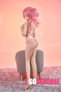 146cm 4ft7 TPE Anime Small Chest Pigtails Loli Bikini Sex Doll #Y003 Head