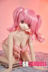 146cm 4ft7 TPE Anime Small Chest Pigtails Loli Bikini Sex Doll #Y003 Head