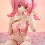 146cm 4ft7 TPE Anime Small Chest Pigtails Loli Bikini Sex Doll #Y003 Head