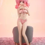 146cm 4ft7 TPE Anime Small Chest Pigtails Loli Bikini Sex Doll #Y003 Head