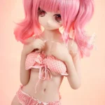 146cm 4ft7 TPE Anime Small Chest Pigtails Loli Bikini Sex Doll #Y003 Head