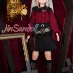 150cm 4ft9 TPE Anime Gothic Vampire Lolita Ashen Hair Sex Doll #Y012 Head