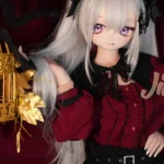 150cm 4ft9 TPE Anime Gothic Vampire Lolita Ashen Hair Sex Doll #Y012 Head