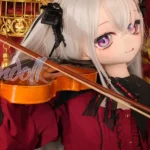150cm 4ft9 TPE Anime Gothic Vampire Lolita Ashen Hair Sex Doll #Y012 Head