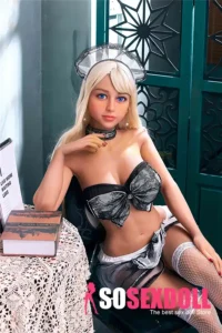 ตุ๊กตาเซ็กส์คอสเพลย์สาวใช้ TPE น่ารักเย้ายวนสมจริง