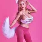 TPE Slim Anime Foxgirl Cosplay Realistic Sex Doll