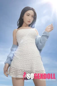 158cm 5ft2 Silicone E Cup Busty Shape Black Hair Sex Doll #Mayu