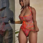 Curvy Latin Style Plaid Corset Look Sex Doll