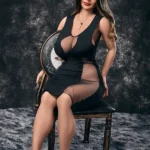 Slim Waist Full Bust Elegant Dress Sex Doll