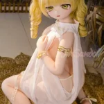 159 cm (5 Fuß 2 Zoll) große TPE-Anime-Blondine-Engel-Elfe-Lolita-Prinzessin-Sexdoll #Y008 Kopf