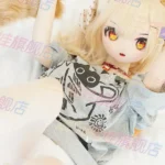 159cm 5ft2 TPE Anime Cat girl Light Blonde Hair Slim Sex Doll #Y007 Head