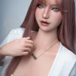 ตุ๊กตาเซ็กส์ซิลิโคนเปิดหน้าอกสไตล์เดนิม ขนาด 160 ซม. 5 ฟุต 3 นิ้ว คัพ C