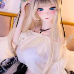 160cm 5ft3 TPE Anime Plump Boobs Thick Hips Golden Sex Doll #Y013 Head