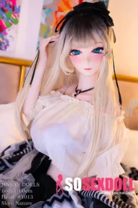 160cm 5ft3 TPE Anime Plump Boobs Thick Hips Golden Sex Doll #Y013 Head