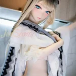 160cm 5ft3 TPE Anime Plump Boobs Thick Hips Golden Sex Doll #Y013 Head