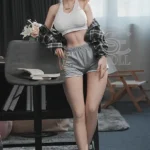 161cm 5ft3 Silicone Busty Crop Top Beauty Sex Dolls E Cup