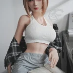 161cm 5ft3 Silicone Busty Crop Top Beauty Sex Dolls E Cup