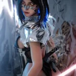 161cm 5ft3 Silicone Cyberpunk Seductive Sex Dolls E Cup
