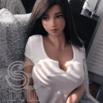 161cm 5ft3 Silicone Deep Cleavage Beauty Sex Dolls F Cup