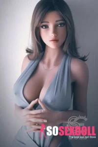 161cm 5ft3 Silicone Deep Cleavage Beauty Sex Dolls F Cup