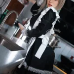 161cm 5ft3 Silicone Elegant Maid Costume Sex Dolls E Cup