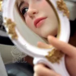 161cm 5ft3 Silicone Glasses Innocent Charm Sex Dolls E Cup