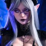 161cm 5ft3 Silicone Mysterious Dark Beauty Sex Dolls E Cup