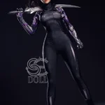 161cm 5ft3 Silicone Sexy Combat Suit Sex Dolls E Cup
