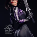 161cm 5ft3 Silicone Sexy Combat Suit Sex Dolls E Cup
