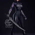 161cm 5ft3 Silicone Sexy Combat Suit Sex Dolls E Cup