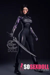 161cm 5ft3 Silicone Sexy Combat Suit Sex Dolls E Cup