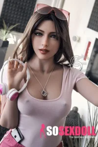 163cm 5ft3 Silicone Big Boobs Slim Waist Sex Dolls C Cup