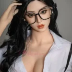 163cm 5ft3 Silicone Office Girl Voluptuous Body Black Hair Sex Doll #SG5 Head in Stock (US Only)