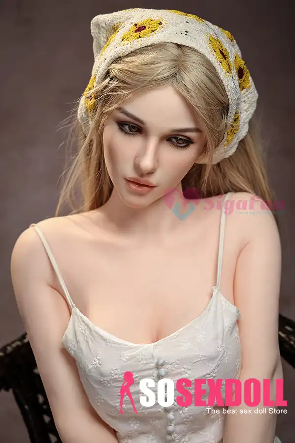 163cm 5ft3 Silicone Picnic Girl Big Butt Blonde Hair Sex Doll#SG2 Head in Stock (US Only)