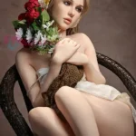 163cm 5ft3 Silicone Picnic Girl Big Butt Blonde Hair Sex Doll#SG2 Head in Stock (US Only)