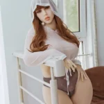 163cm 5ft3 TPE Mature Women H Cup Chest Chubby Hips Sex Doll #198 Head