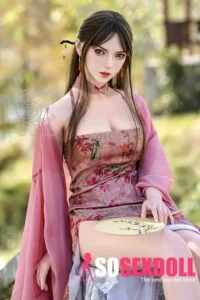 163cm 5ft4 Silicone Busty Kimono Look Sex Dolls C Cup