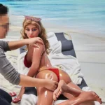 Slim Playful Beach Holiday Realistic Sex Doll