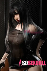 164cm 5ft4 Silicone Ample Bust Shapely Body Brown Sex Doll #SG2-02 Head in Stock (US Only)