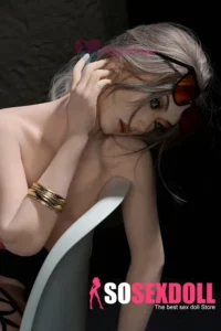 164cm 5ft4 Silicone Big Breast Chubby Hips Brunette Sex Doll #SG6 Head in Stock (US Only)