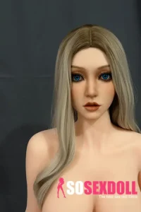 164cm 5ft4 Silicone Big Breast Chubby Hips Brunette Sex Doll #SG6 Head in Stock (US Only)