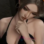 164cm 5ft4 Silicone Big Breast Chubby Hips Brunette Sex Doll #SG6 Head in Stock (US Only)