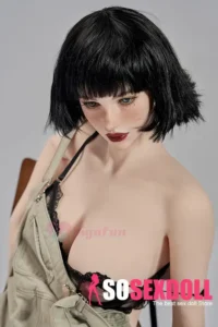 164cm 5ft4 Silicone Round Chest Full Ass Short Hair Sex Doll #SG2 Head in Stock (US Only)