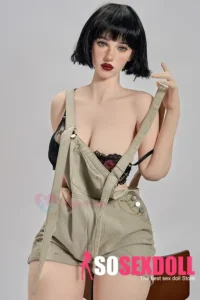 164cm 5ft4 Silicone Round Chest Full Ass Short Hair Sex Doll #SG2 Head in Stock (US Only)