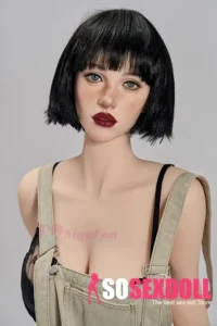 164cm 5ft4 Silicone Round Chest Full Ass Short Hair Sex Doll #SG2 Head in Stock (US Only)